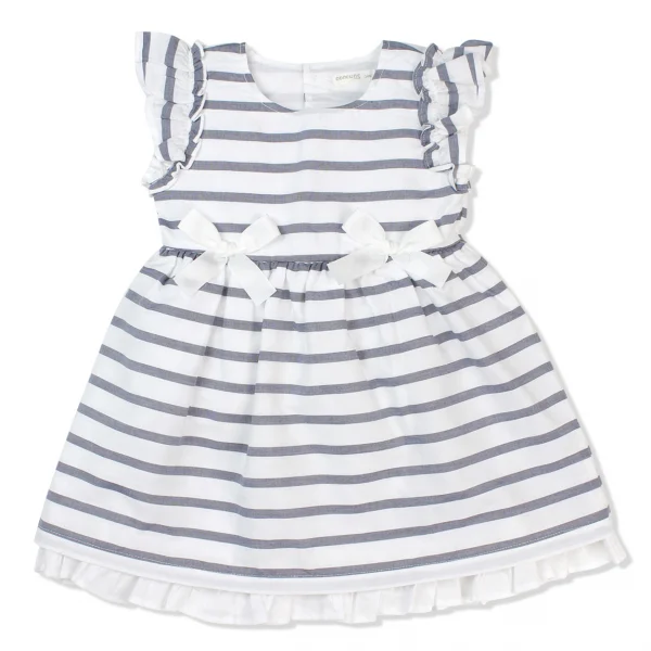 Đầm vải bé gái Concung G047033 Xám