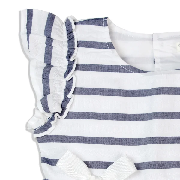 Đầm vải bé gái Concung G047033 Xám