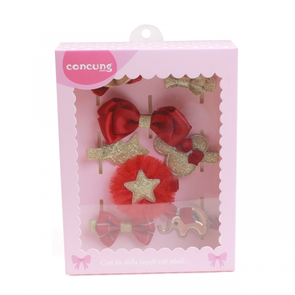 Bộ kẹp Concung A047034 Đỏ