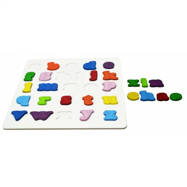 Đồ chơi học vần gỗ Tottosi tấm ráp abc (chữ thường)