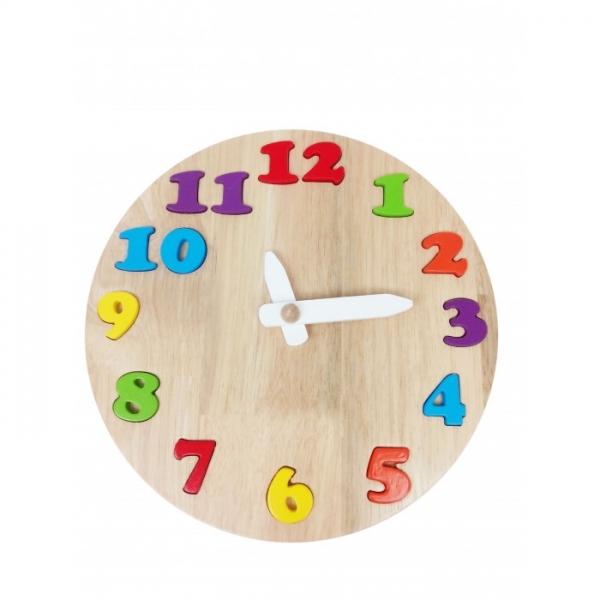 Đồ chơi học viện gỗ Tottosi hình đồng hồ