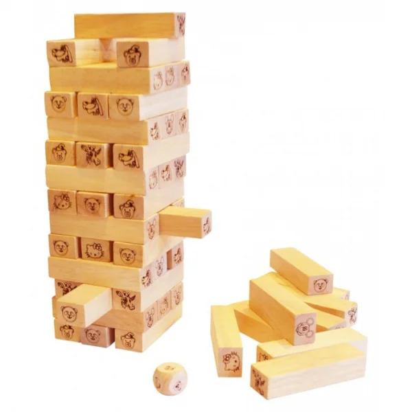 Đồ chơi sáng tạo gỗ Tottosi hình tháp Hello Kitty