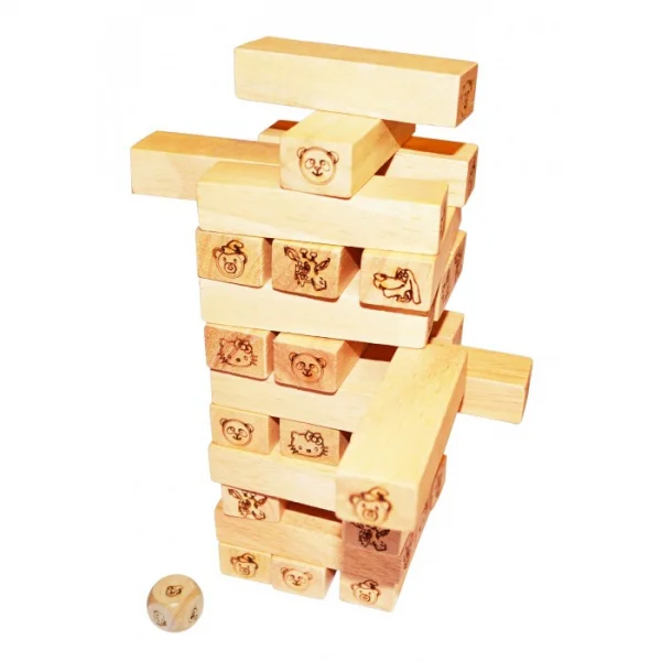 Đồ chơi sáng tạo gỗ Tottosi hình tháp Hello Kitty