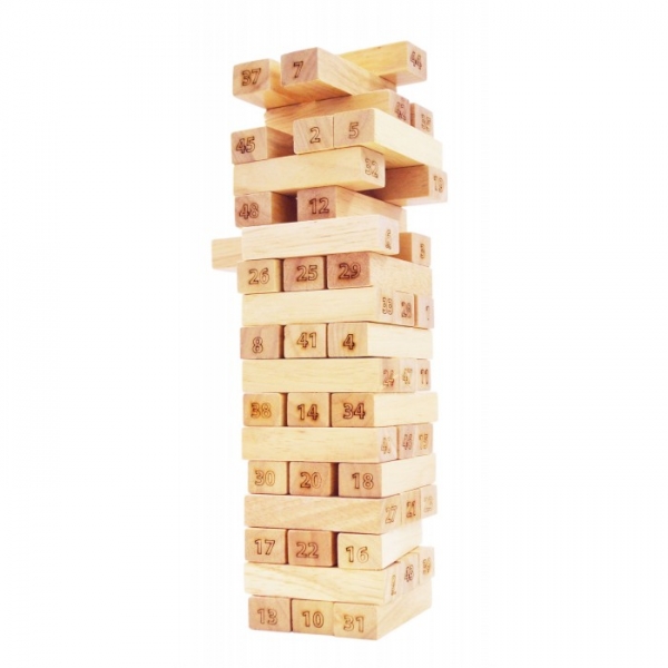 Đồ chơi sáng tạo gỗ Tottosi hình tháp số 48 thanh