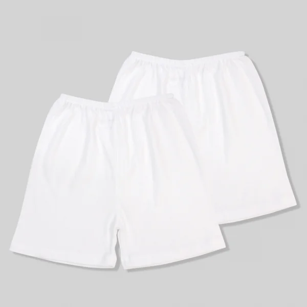 Set 2 Quần sơ sinh ngắn Concung SGL Trắng