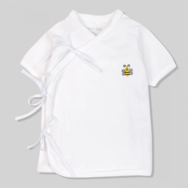 Set 2 Áo cột dây tay ngắn Concung CR Trắng