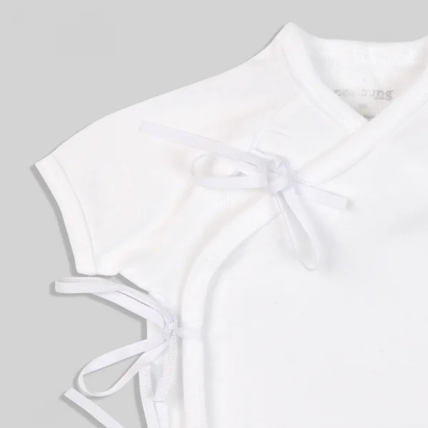Set 2 Áo cột dây tay ngắn Concung CR Trắng