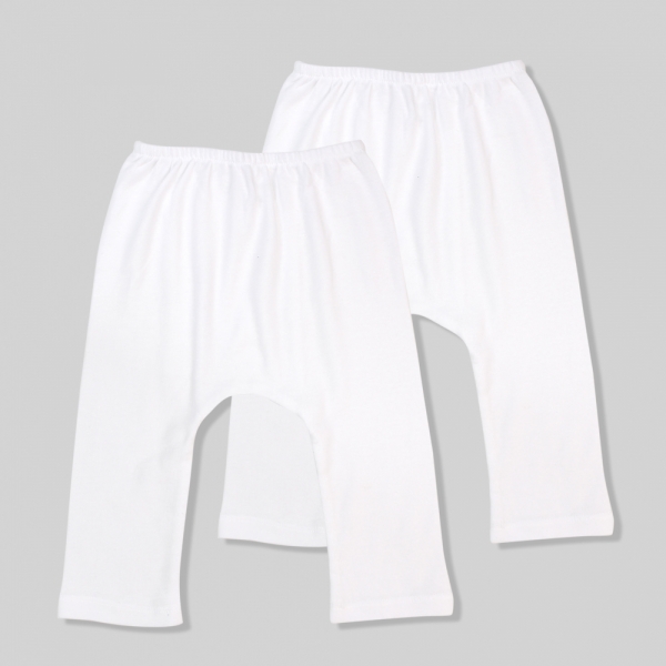 Set 2 Quần sơ sinh dài Concung CR Trắng
