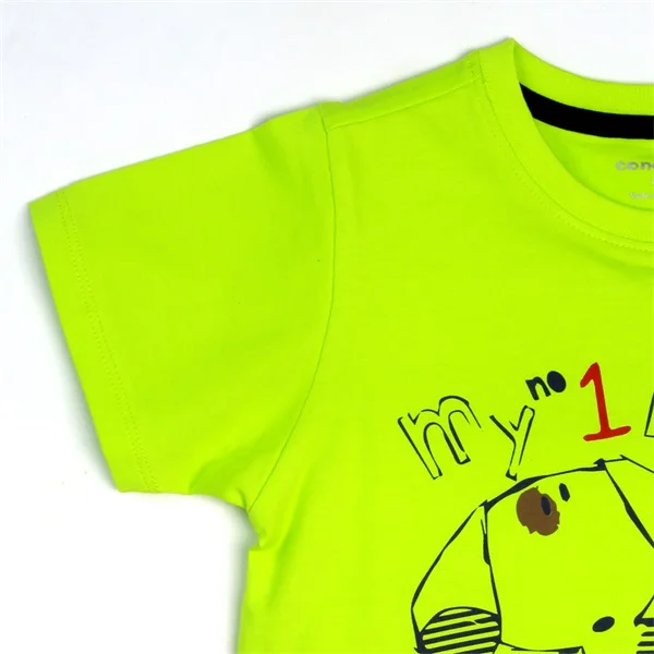 Áo thun bé trai tay ngắn Concung B057037 Xanh lá cây