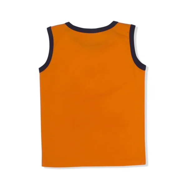 Áo thun bé trai sát nách Concung B057041 Cam