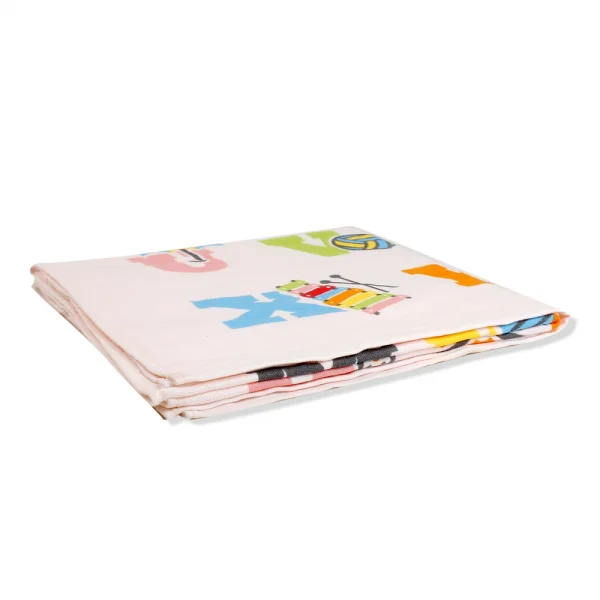 Khăn tắm Mollis cho bé BM5A 60x120cm (hồng)