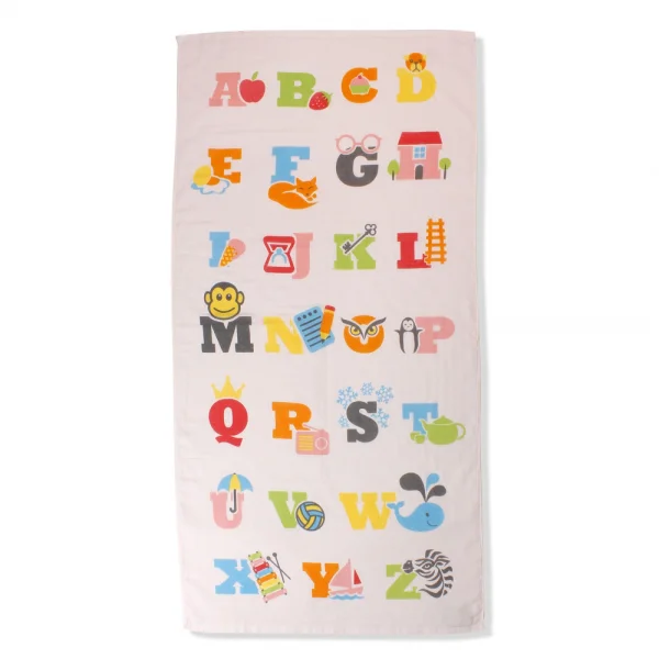 Khăn tắm Mollis cho bé BM5A 60x120cm (hồng)