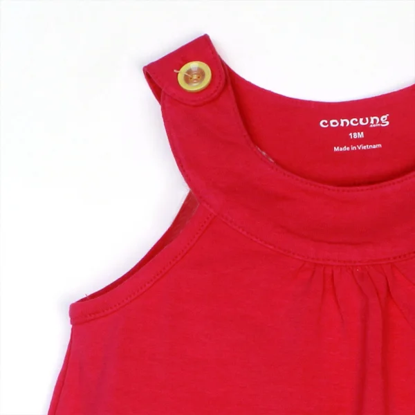 Bộ thun bé gái ngắn Concung G067003 Hồng