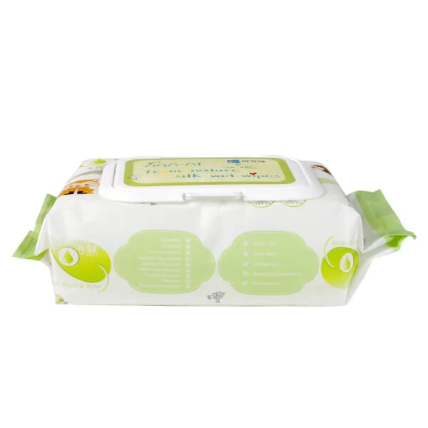 Combo 2 Pudding Burine Vanille dành cho trẻ từ 6 tháng tuổi 300g và 1 Khăn ướt chiết xuất tự nhiên Aga-ae, 100 tờ