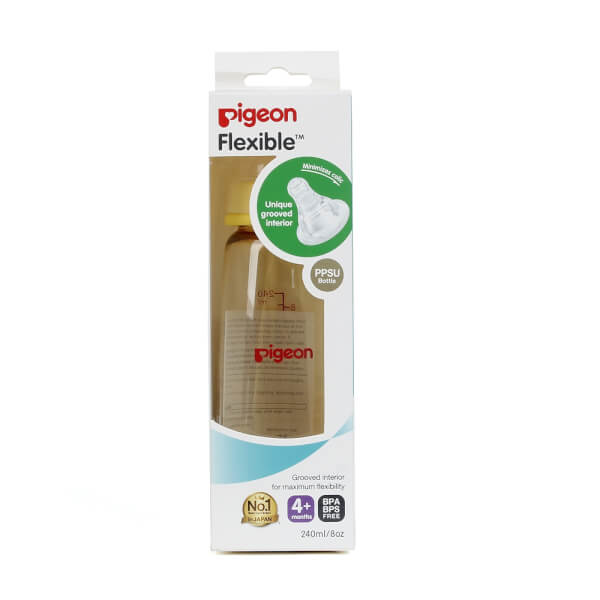 Combo 2 Bình sữa Pigeon nhựa PPSU cổ hẹp 240ml