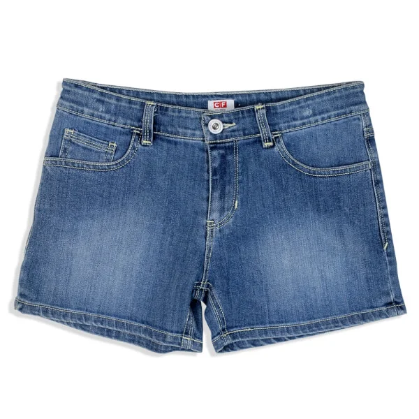 Quần jeans bé gái ngắn CF G018065 Xanh jean