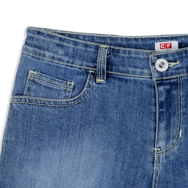 Quần jeans bé gái ngắn CF G018065 Xanh jean