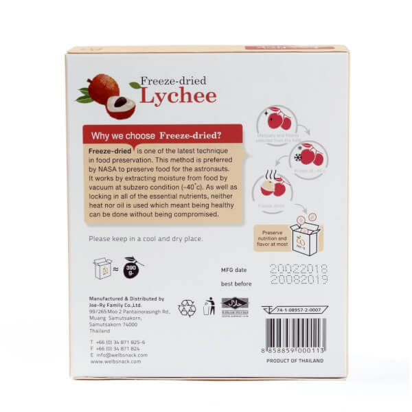 Vải thiều Thái sấy lạnh Wel-B, 25g