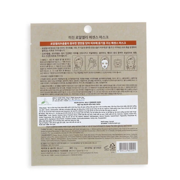 Mặt nạ tinh chất ong chúa Hàn Quốc 25g