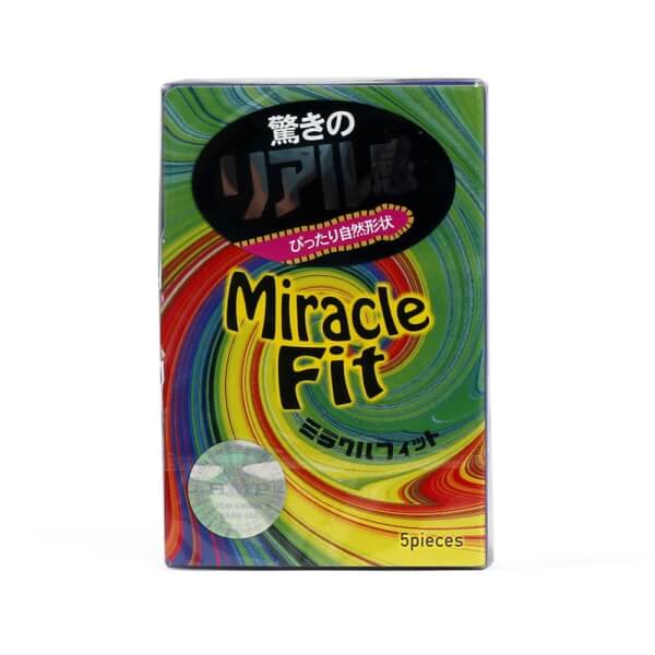 Bao cao su Sagami miracle Fit, hình xoáy hộp 5 chiếc