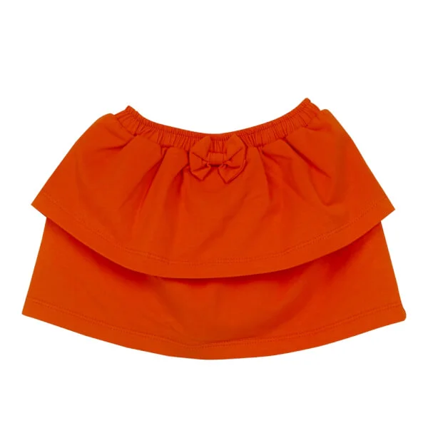 Chân váy thun bé gái CF G018037 Cam