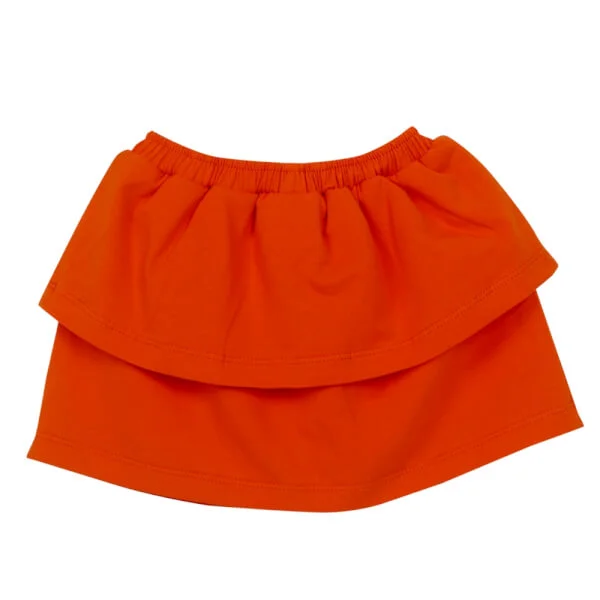 Chân váy thun bé gái CF G018037 Cam