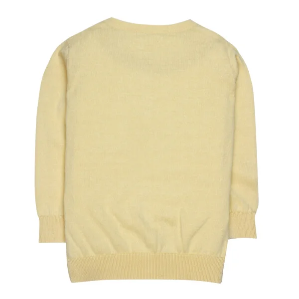 Áo khoác len bé gái CF G048018 Vàng