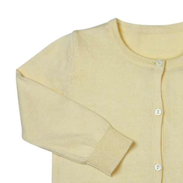 Áo khoác len bé gái CF G048018 Vàng