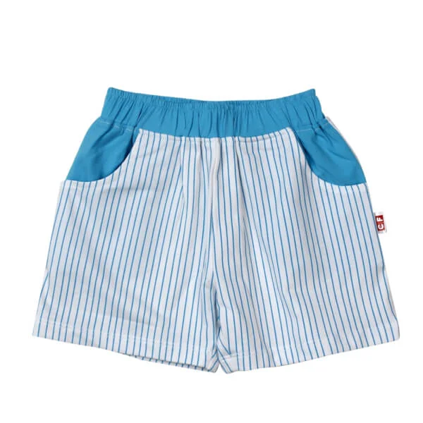 Bộ thun bé trai ngắn CF B048010 Xanh