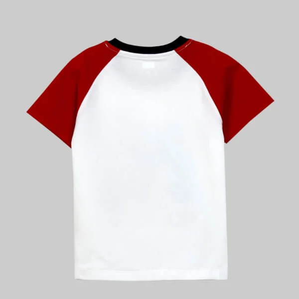 Áo thun bé trai tay ngắn CF B048024 Trắng