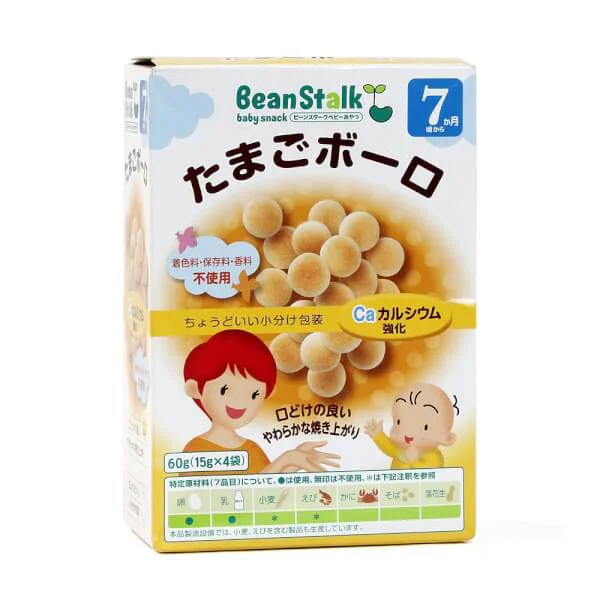 Bánh trứng Bolo Beanstalk Nhật, 60g