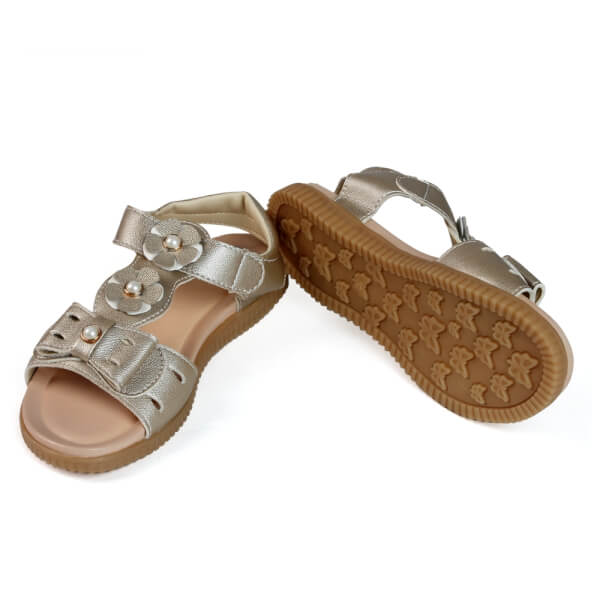 Sandal bé gái CF A068001 Ánh kim