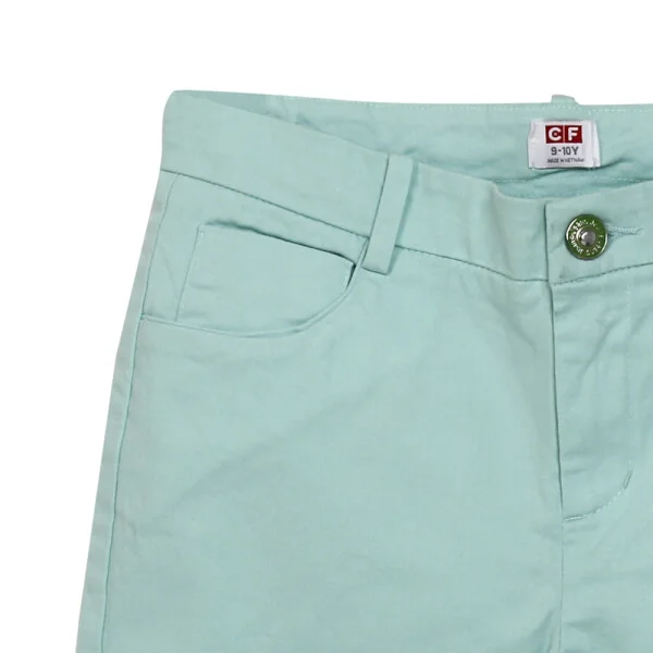 Quần kaki bé gái dài CF G048050 Xanh
