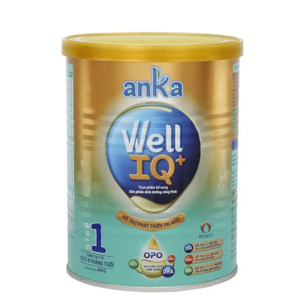Sữa bột Anka Well IQ+ Step 1, 400g