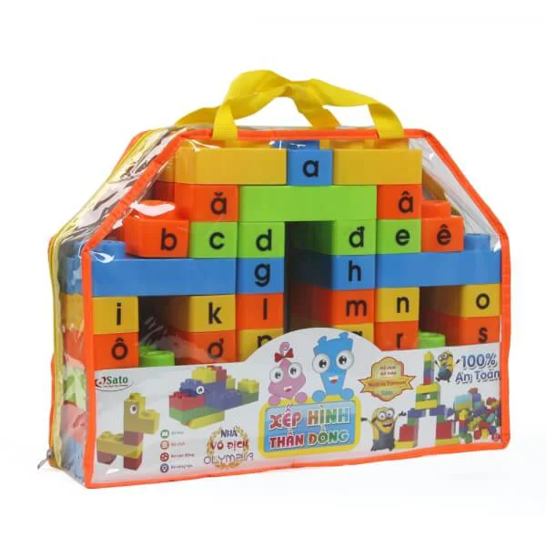 Lắp ráp Nhà Vô Địch Olympia 81pcs SATO82 SATO