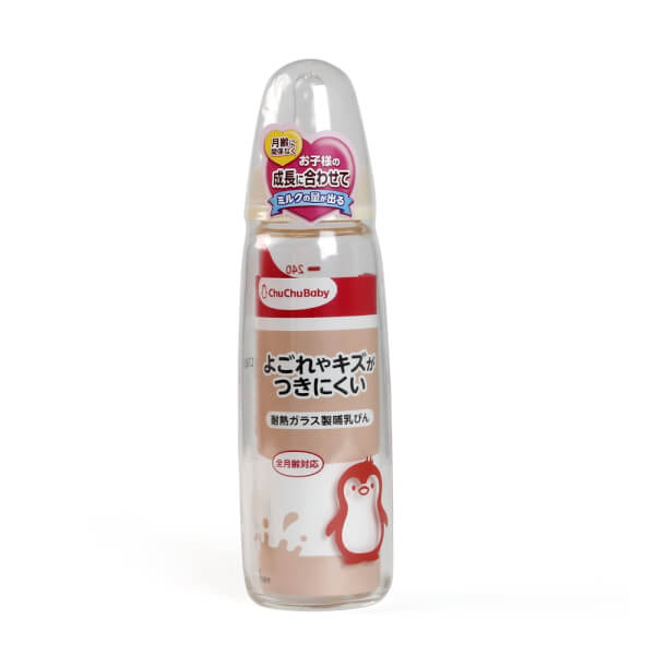 Bình sữa thủy tinh ChuchuBaby 240 ml