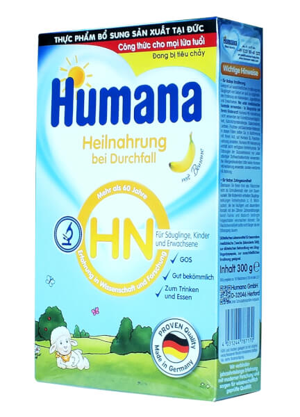 Thực phẩm bổ sung Humana HN (Rối loạn tiêu hóa) 300g