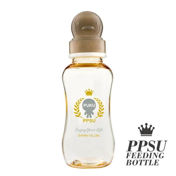Bình sữa PUKU nhựa PPSU cổ thường 280ml (P10818)