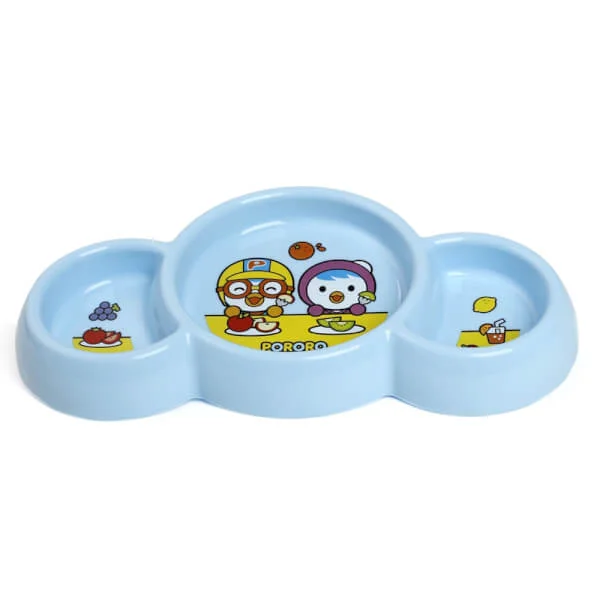 Khay tập ăn cho bé Edison Pororo (màu xanh)