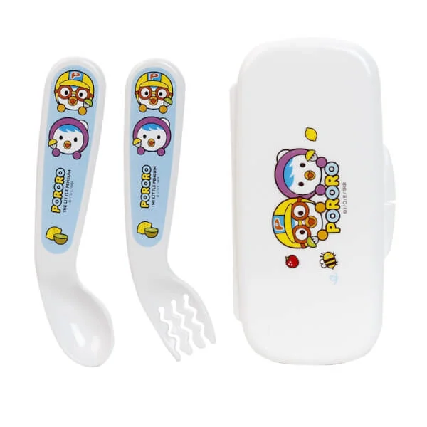 Bộ muỗng nĩa tập ăn Edison (màu xanh)