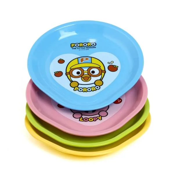 Bộ 4 đĩa tập ăn Edison Pororo