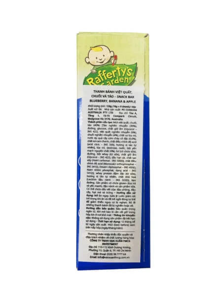 Thanh Bánh Việt quất, Chuối và Táo Rafferty