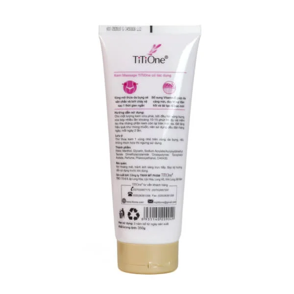 Titione Kem massage bụng săn chắc da nhiều mỡ Titione 350g