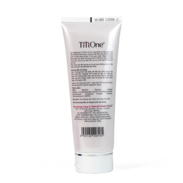 Kem massage bụng săn chắc da nhiều mỡ Titione chai 200g