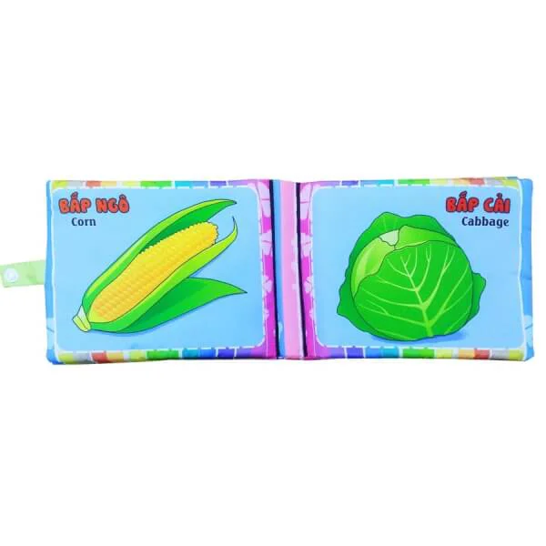 Sách vải chủ đề Rau Củ Quả
