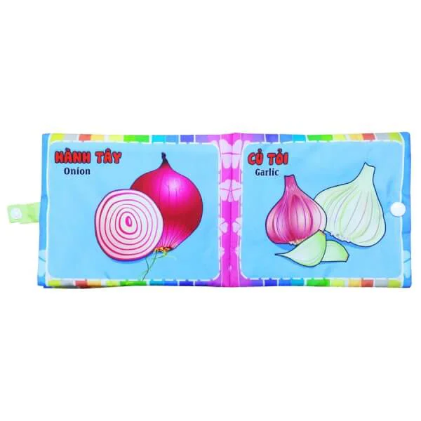 Sách vải chủ đề Rau Củ Quả