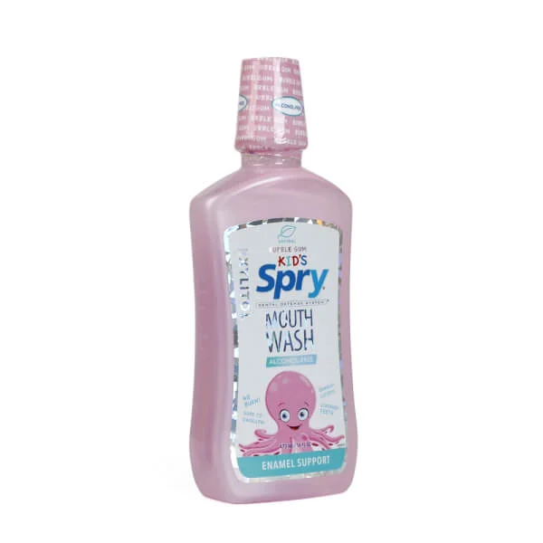Nước súc miệng Spry Bubble Gum từ Mỹ chai 473ml