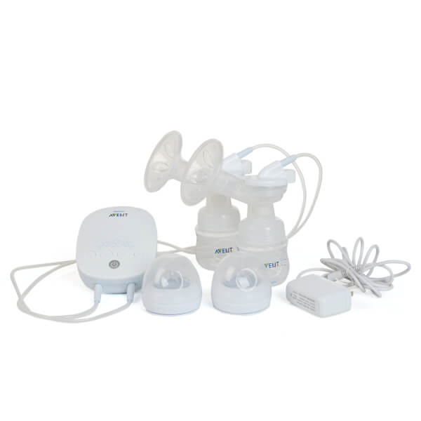 Combo 1 Máy hút sữa điện đôi Philips Avent SCF303/01 và 1 Túi cho mẹ Bellotte Y20010B (đen)