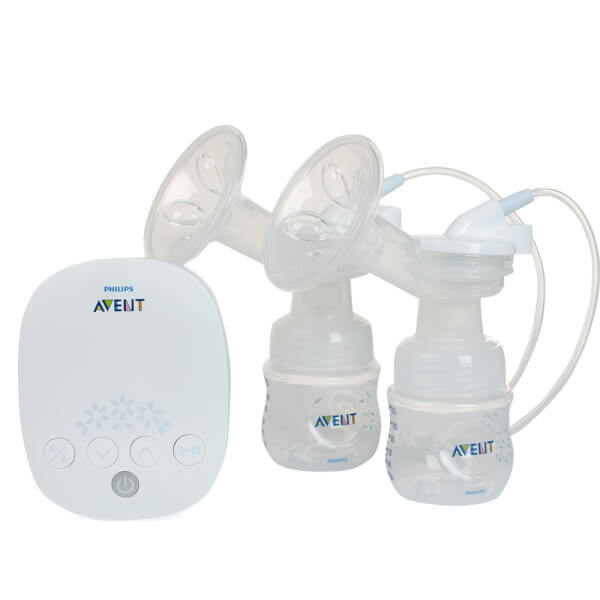 Combo 1 Máy hút sữa điện đôi Philips Avent SCF303/01 và 1 Túi cho mẹ Bellotte Y20010B (đen)
