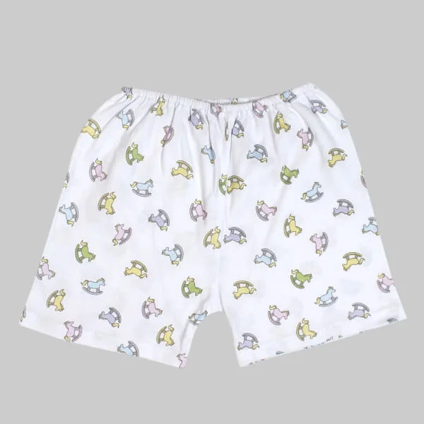 Set 3 quần sơ sinh ngắn CF Xanh bạc hà